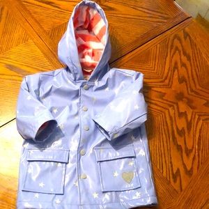 Hatley 2t sparkle star raincoat